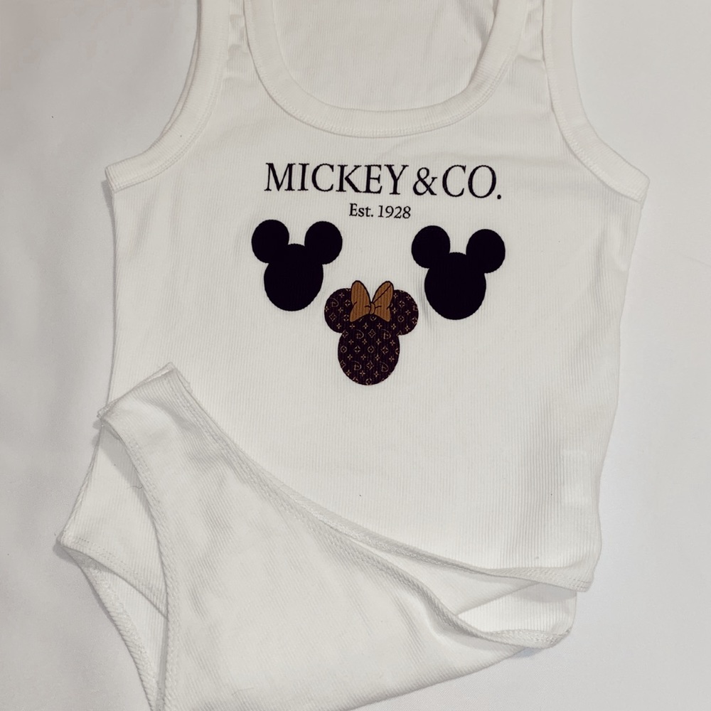 custom made Disney LV bodysuit